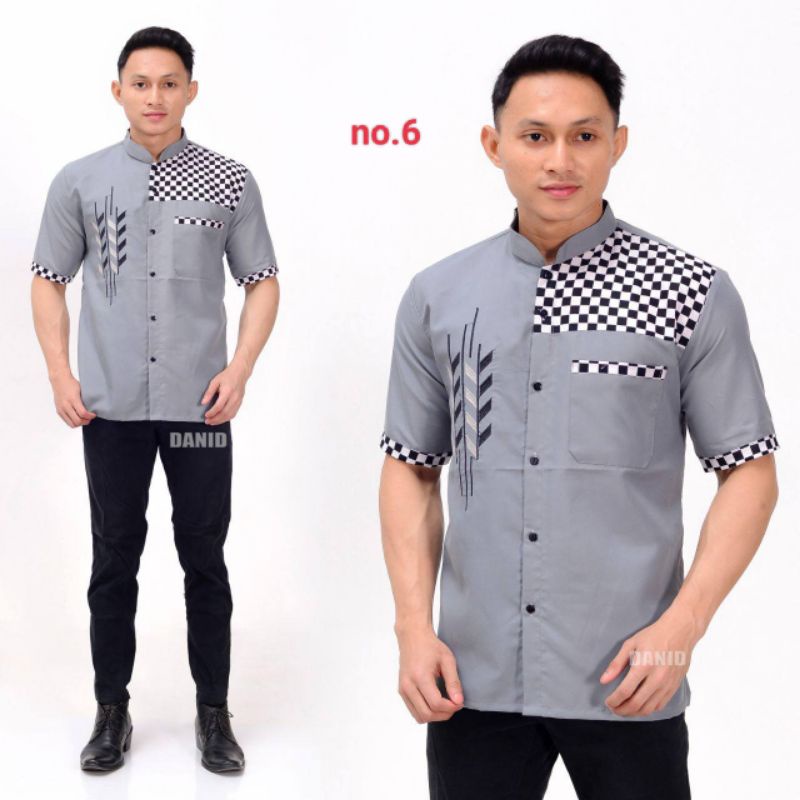 seragam kerja seragam kantor pria batik Kombinasi