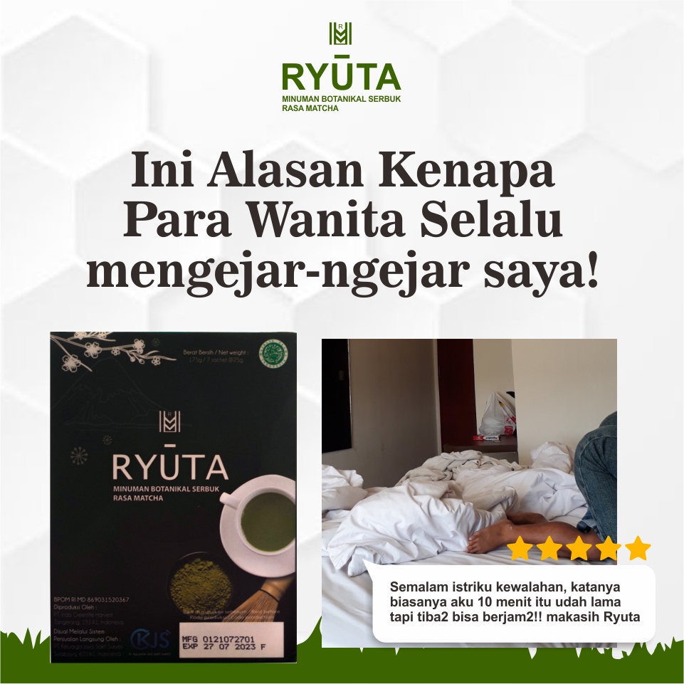 Ryuta Minuman Obat Kuat Herbal Tahan Lama Penambah Stamina Vitalitas Pria Tebaik Meningkatkan Kualit