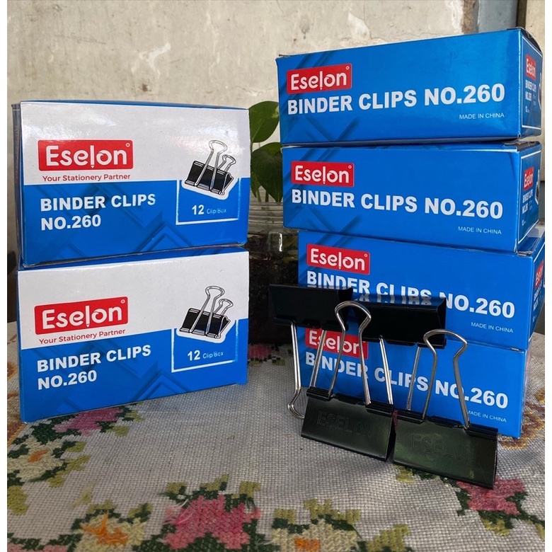 

Binder Clip/ Klip/ Penjepit Kertas Eslon 260