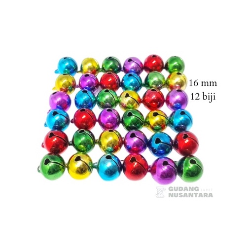 [ 12 biji ] Lonceng 16 mm / 1.6 cm / kerincingan / lonceng bell kecil