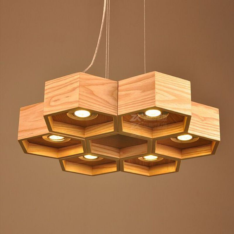 Lampu Gantung Downlite Hexagonal Esthetic