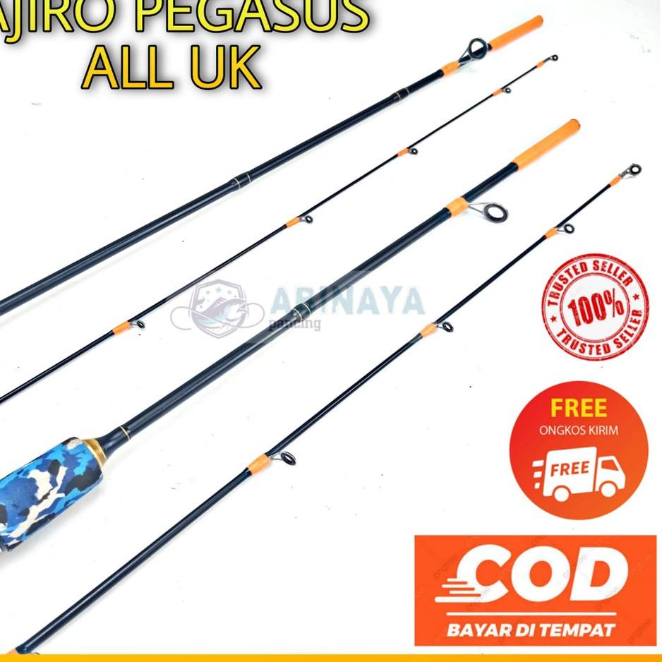 6k☆Pasti Murah❃ Joran Spining Ajiro Pegasus 8-17lb Max drag 10kg 58 ☍