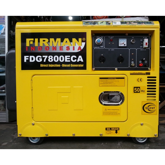 GENERATOR FIRMAN FDG 7800 ECA