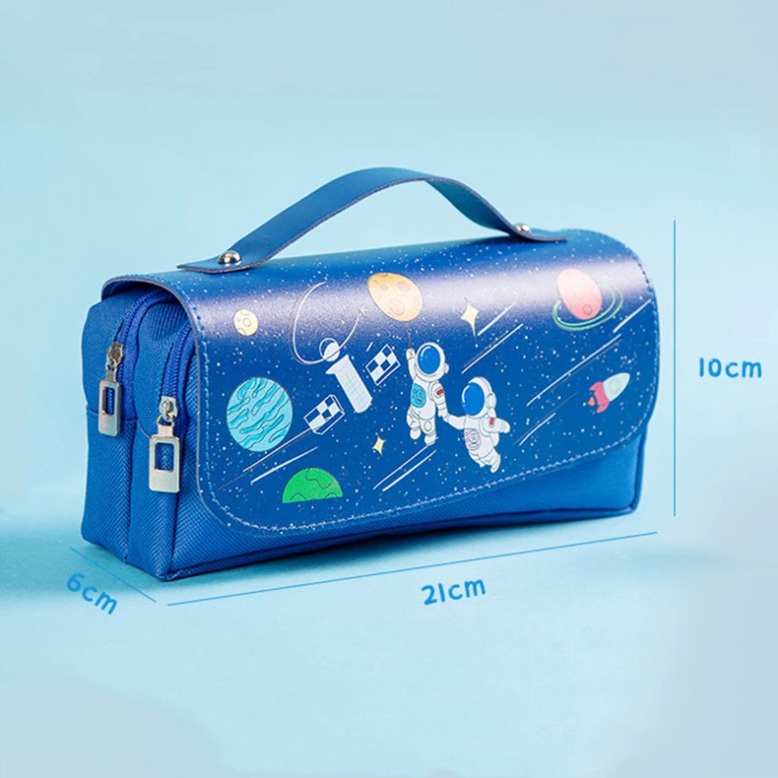 Tempat Kotak Pensil Karakter Lucu Pencil Case Large Capacity CS06