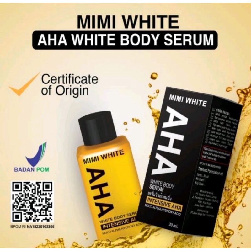 AHA MIMI WHITE ORIGINAL BPOM