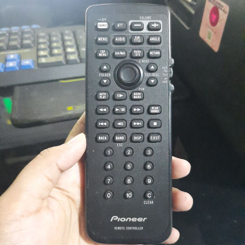 REMOTE REMOT DVD TAPE MOBIL PIONEER CXC6273 ORIGINAL ASLI