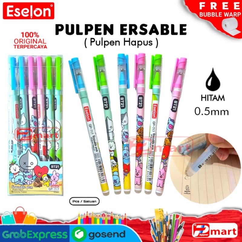 

( 1PCS )PULPEN / Gel Pen Erasable / Ballpoint Bisa Dihapus / Pulpen Erasable AODEMEI-ESELON