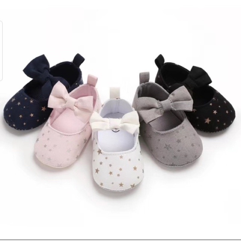 sepatu anak bayi prewalker perempuan BINTANG 0 12 bulan Murah