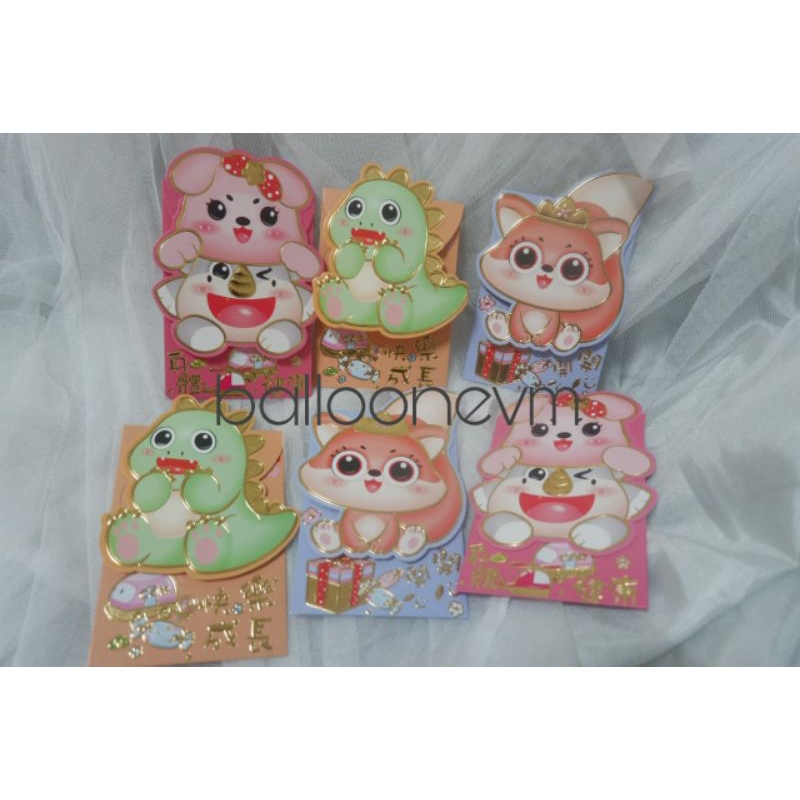 

Angpao Premium Imlek Animal Lucu Terbaru isi 6lembar