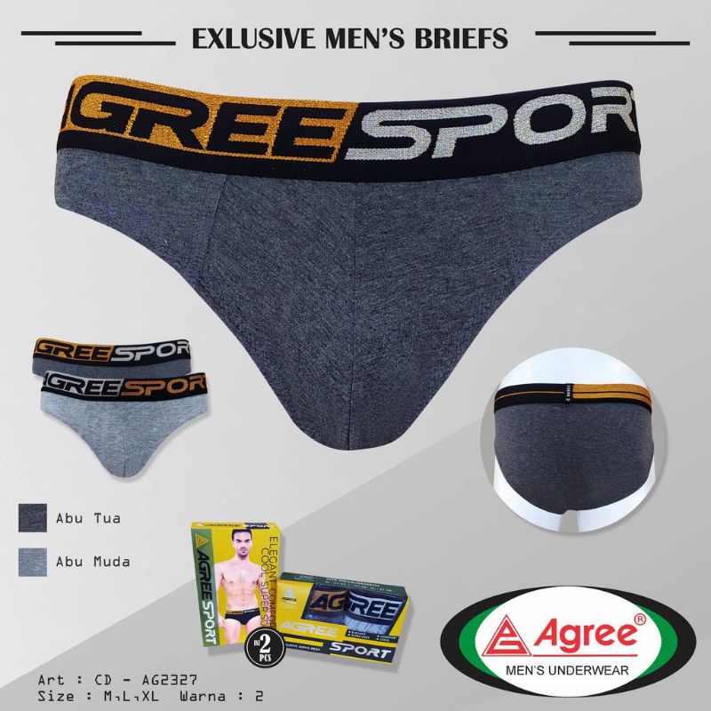 celana dalam pria agree sport 2327 / Harga 2 PCS