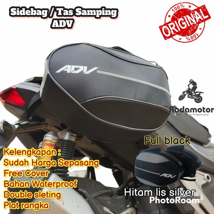Tas Motor Bagasi Samping Side Bag Adv Original Touring Harian Mudik