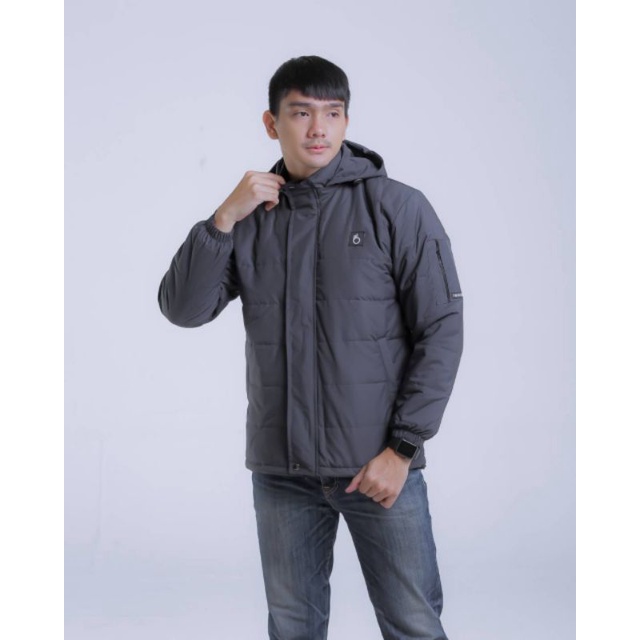 Jaket Hoodie Gelembung Panjang Pria/Cowok | Jaket Gelembung Hangat Dipakai Murah Terjangkau!