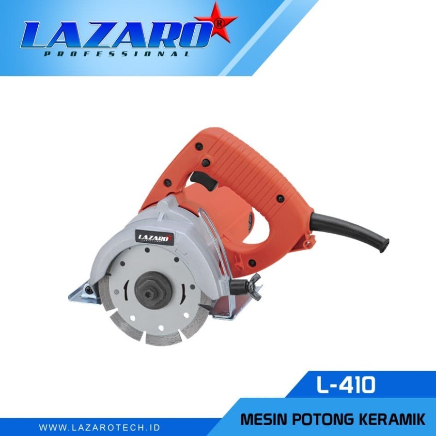LAZARO L-410/L410 Mesin Potong Keramik/Granit/Marble Cutter 4 Inch 1200 Watt/1200w