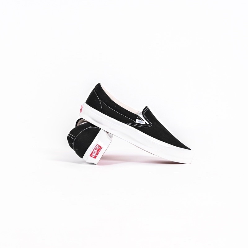 Vans Slip On Vault Og Black White Original