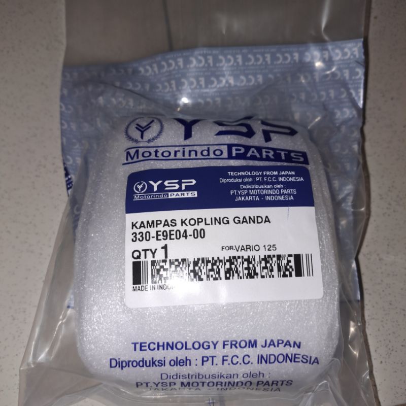 Kampas ganda only Vario 125 fcc