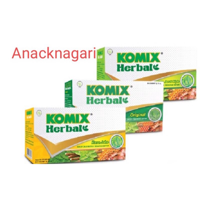 Komix Herbal Sachet 1 Box @ 3 kotak