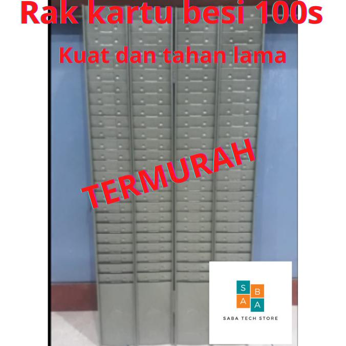 

Rak kartu besi absensi 100s