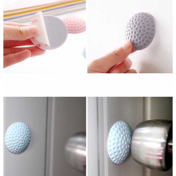 Bantalan Bulat Pelindung Pintu Ganjalan Pengaman Dinding Safety Door Silikon Pelindung Gagang Pintu Bahan Karet Bulat Pengaman Engsel Pelindung Gagang Dinding Tembok Serbaguna Door