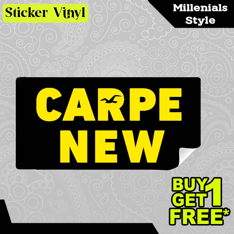 

Stiker Sticker Carpenew Gambar Unik Desain Keren dan Kekinian Aesthetic Bahan Vinyl Satuan Anti Air
