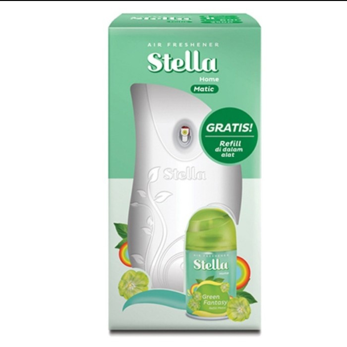Stella Parfum Matic Otomatis Pengharum Ruangan Kantor Segar BOX Set