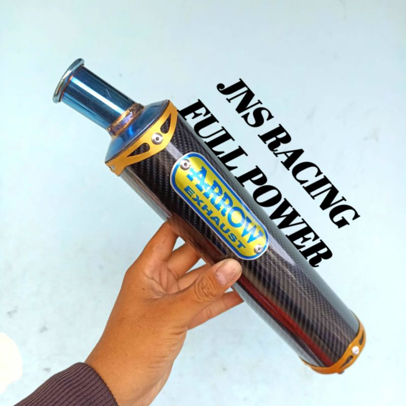 KNALPOT ARROW KARBON SATRIA 2TAK NINJA R RR RX KING FIZR DLL SUARA KEMRINCING