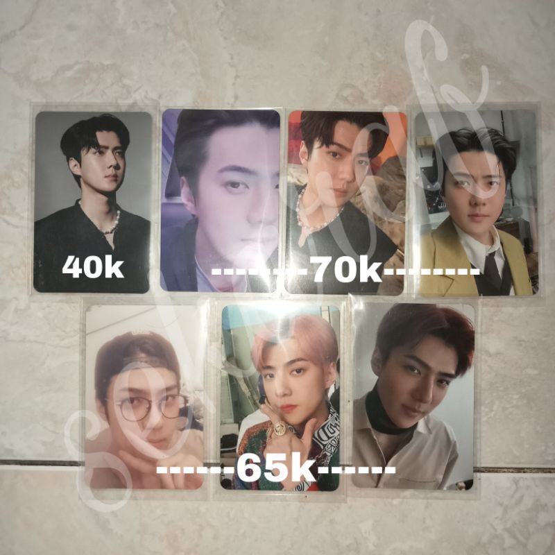 [OFFICIAL] SEHUN EXO PHOTOCARD LUCKY DMUMT DFTF 1BV PC