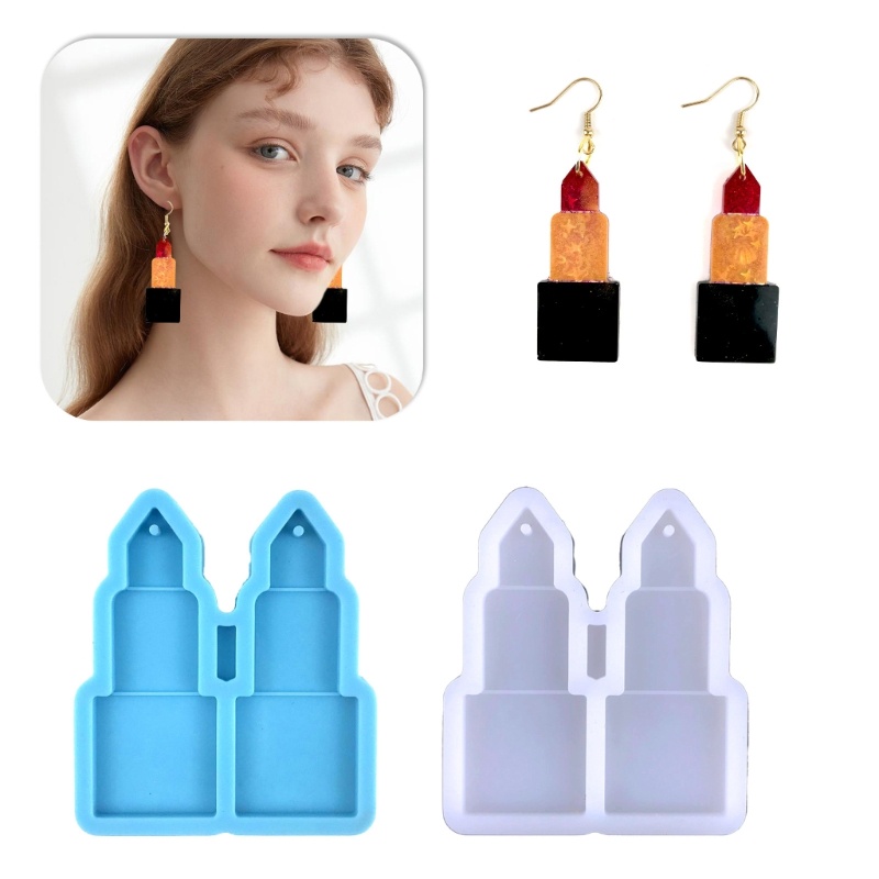 Cetakan Resin Epoksi Bahan Silikon Untuk Membuat Perhiasan Anting Cr