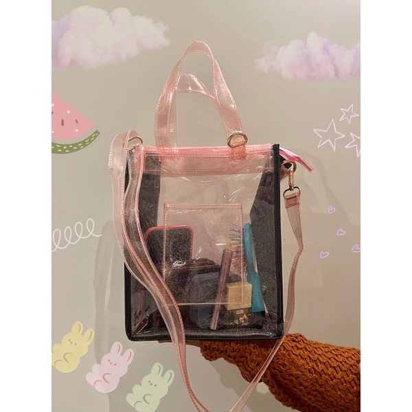 ROSE in black — PVC bag [READY STOCK]