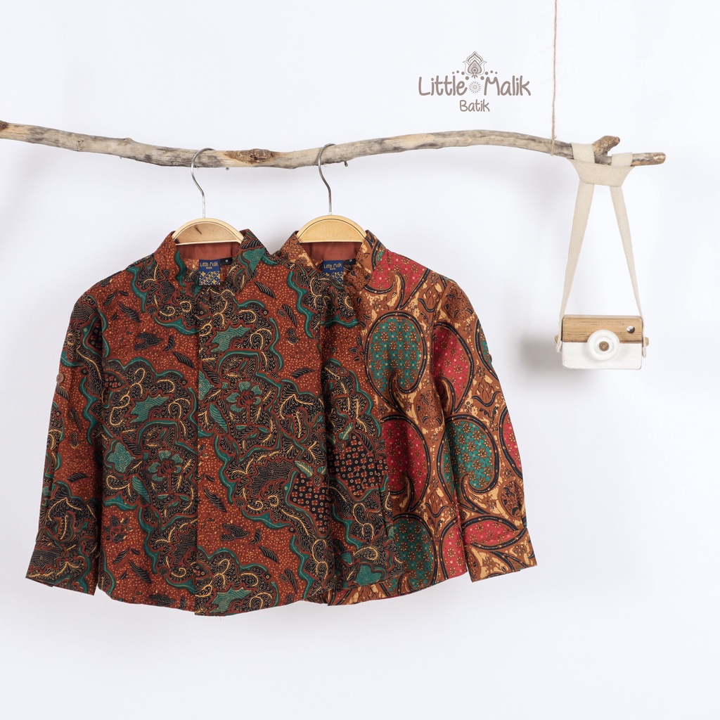 Kemeja Batik Anak Lengan Panjang By Little Malik Batik, Lawasan Solo