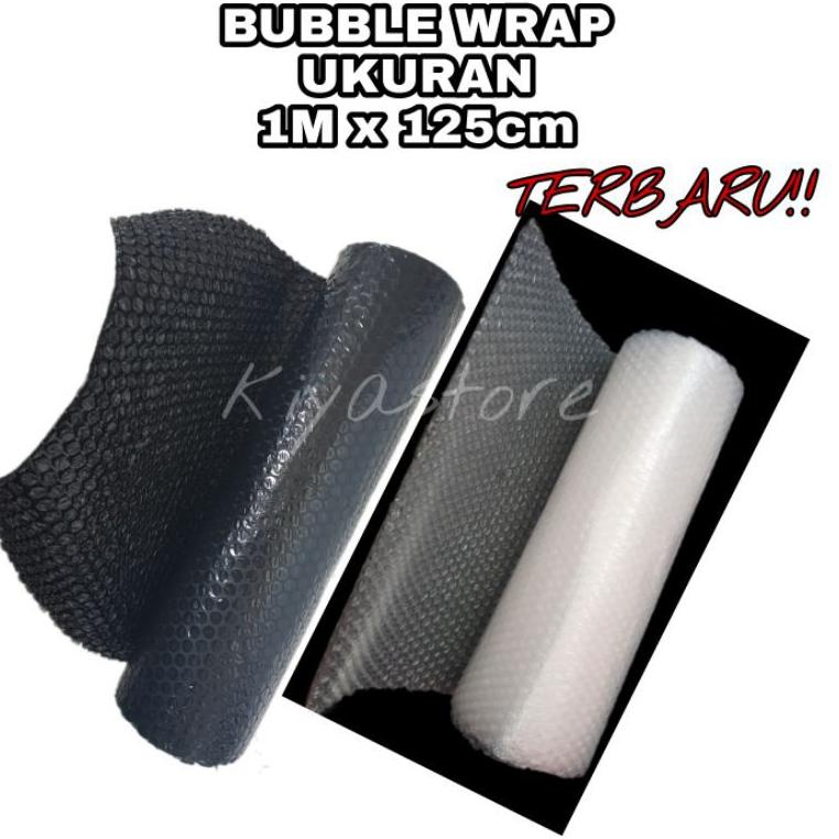 

㊔ Bubblewrap Putih/Hitam Ukuran 125cm x 1m ❆