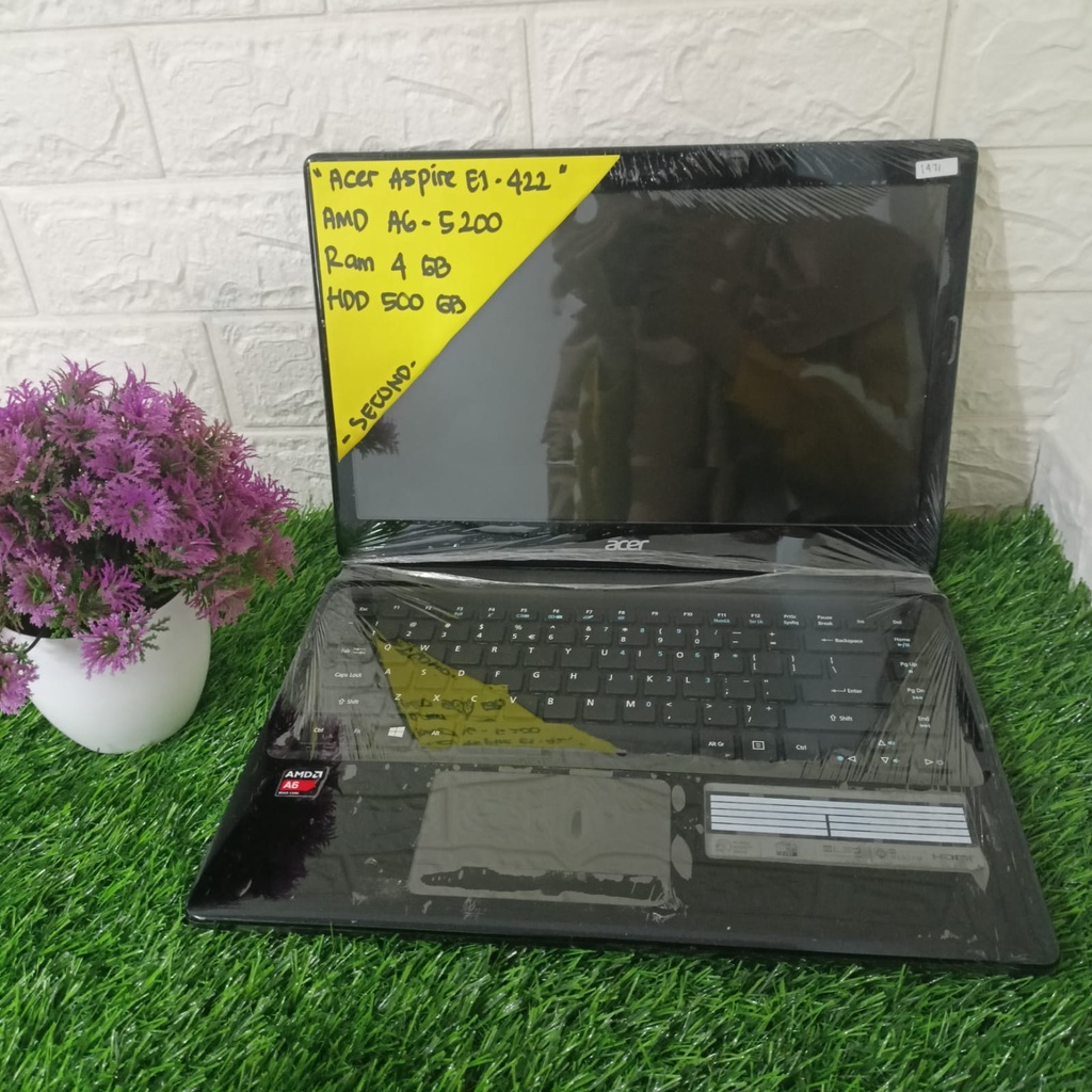 ACER ASPIRE E1-422 AMD A6-5200 RAM 4GB HDD 500GB 14 INCH