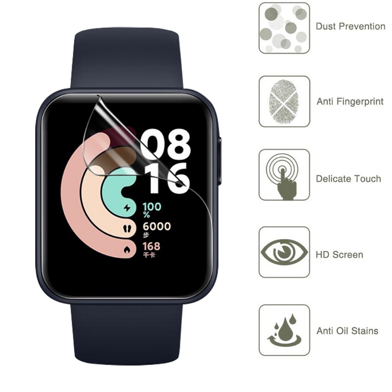 Film Pelindung Layar Hydrogel 9D Curved Untuk Xiaomi Mi Watch 2 Lite / Redmi Watch