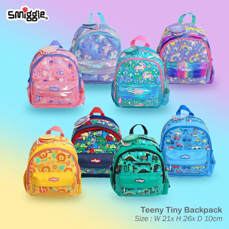 Ransel paud Playgroup/Toddler Teeny Tiny Smiggle Original Import 03102