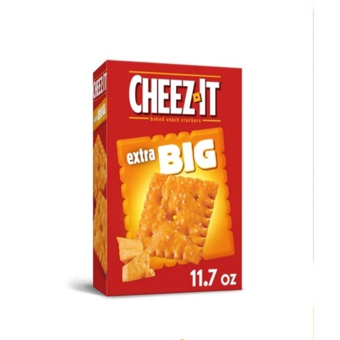 

cheez it snacks crackers extra big 331gr Biscuit biskuit