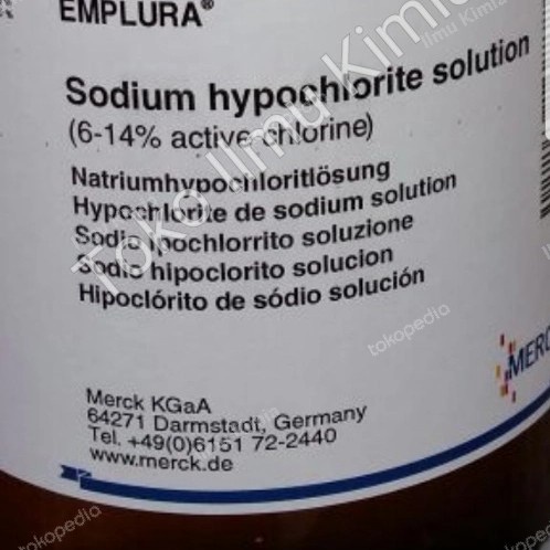 Natrium Hipoklorit for analysis - Merck - Eceran 25 ml