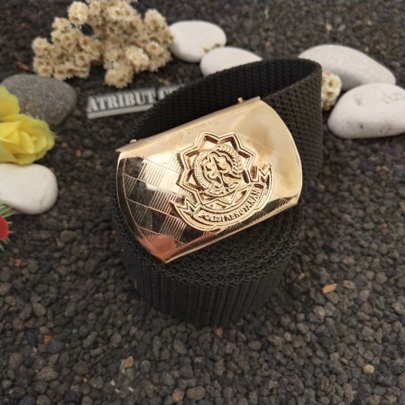 Sabuk Gesper Polhut Logo Timbul