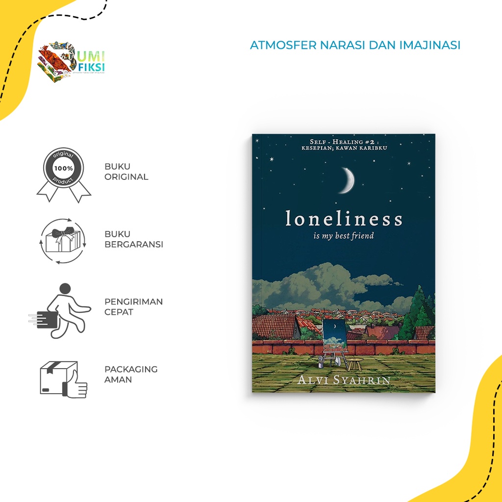 BUKU MOTIVASI - LONELINESS - ALVI SYAHRIN - ALVI ARDHI PUBLISHING - BUMIFIKSI
