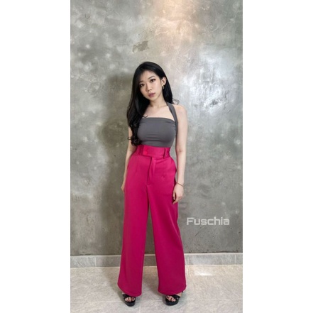 Kulot Kancing Double Button Scuba Premium