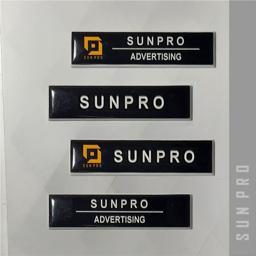

Nametag / Nama Dada bahan akrilik dengan logo/tanpa logo
