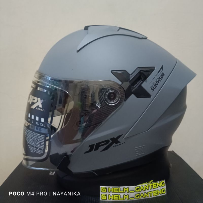 HELM HALF Face  merk JPX NOVAX JPX HALF FACE NOVA X