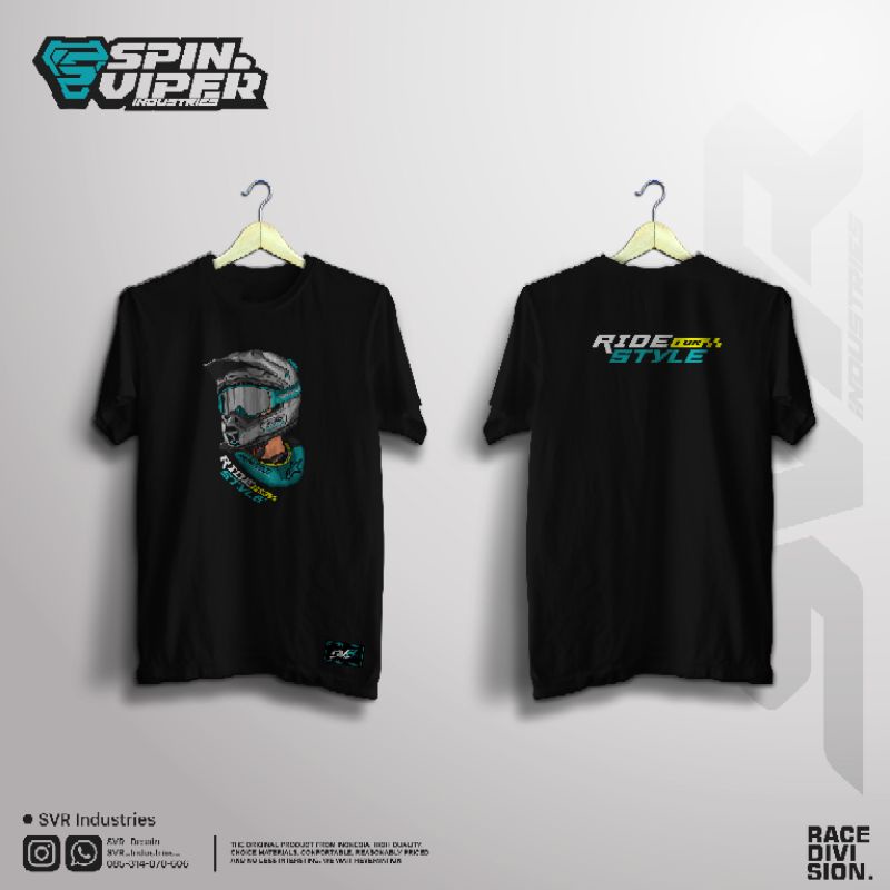 spinviper aparell kaos svr/thisrt rps/baju racing