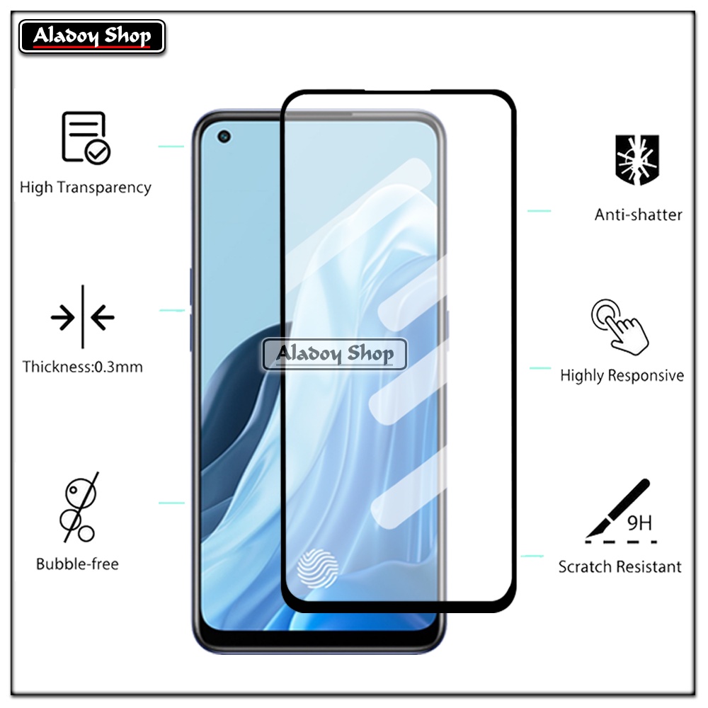 PAKET 3 IN 1 Tempered Glass Layar Oppo Reno 7 4G Free Tempered Glass Camera dan Skin Carbon