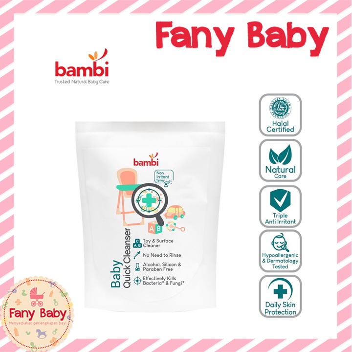 BAMBI BABY QUICK CLEANSER POUCH 300ML