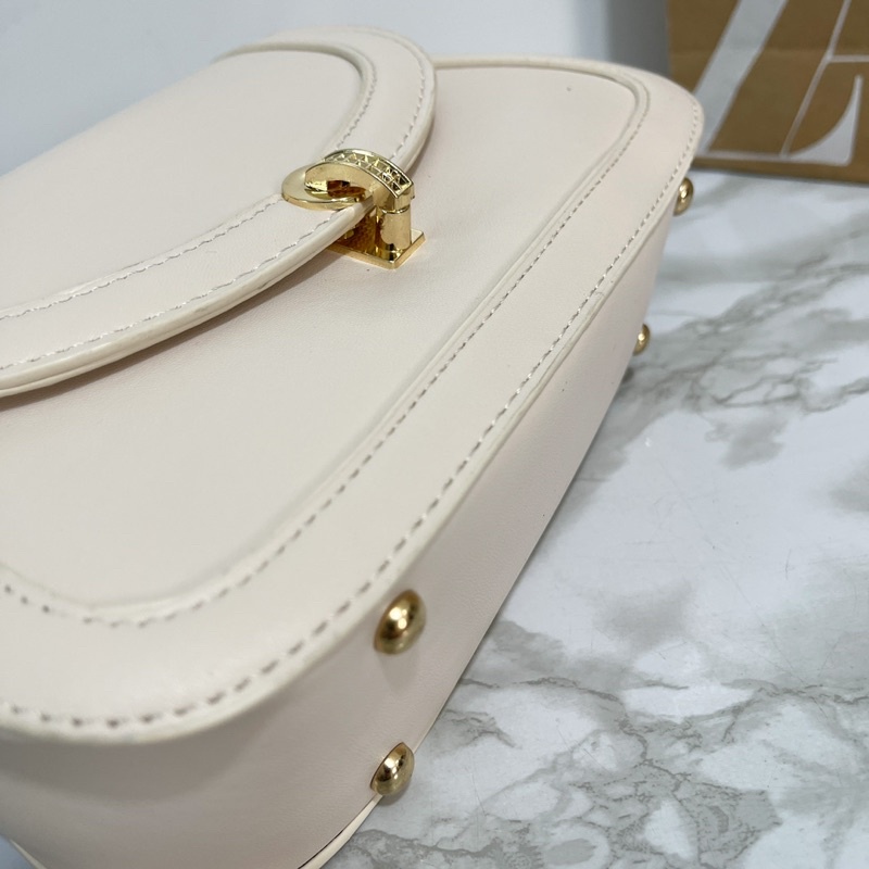 [REAL PICT] Tas Wanita Premium Diandra Sling Bag Kulit Sintetis Import Resleting Tali Panjang RZ Bag