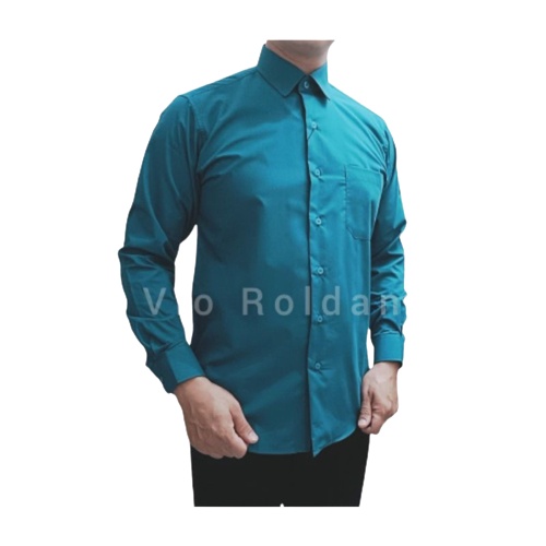 Kemeja Pria Kemeja Polos Lengan Panjang Kemeja Polos Kemeja Katun Kemeja Formal Kemeja Pria