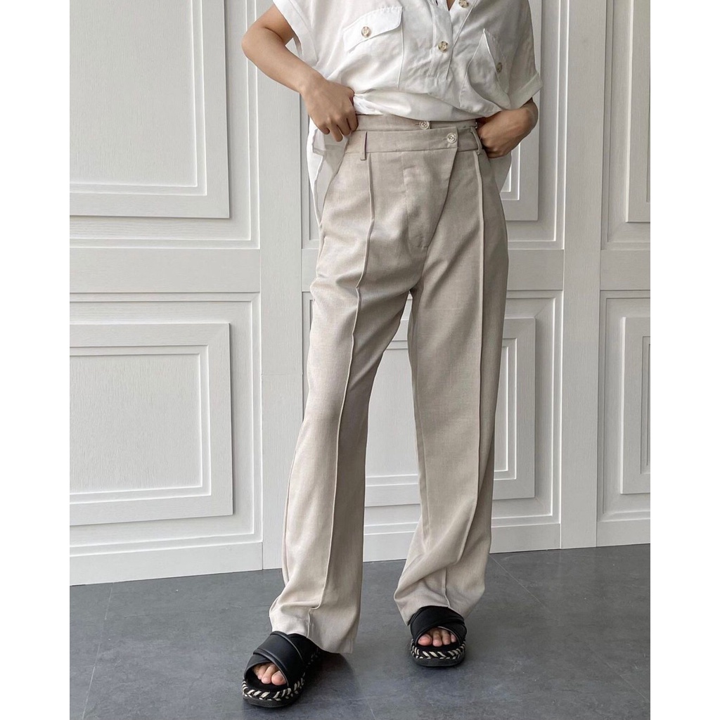 POTTIE - Gauri Pants - Long Culottes High Waist - Celana Panjang Wanita