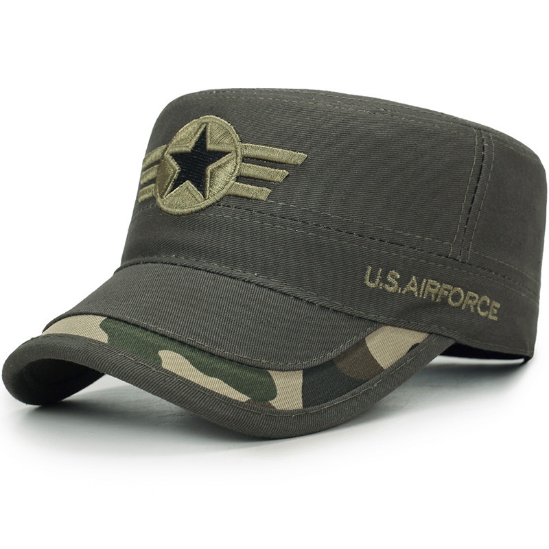 Topi baseball Militer Motif Camo Untuk Pria Paruh Baya
