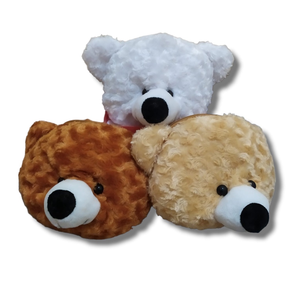 Tas Selempang Rantai Kepala Beruang Sling Bag Tedy Bear Head