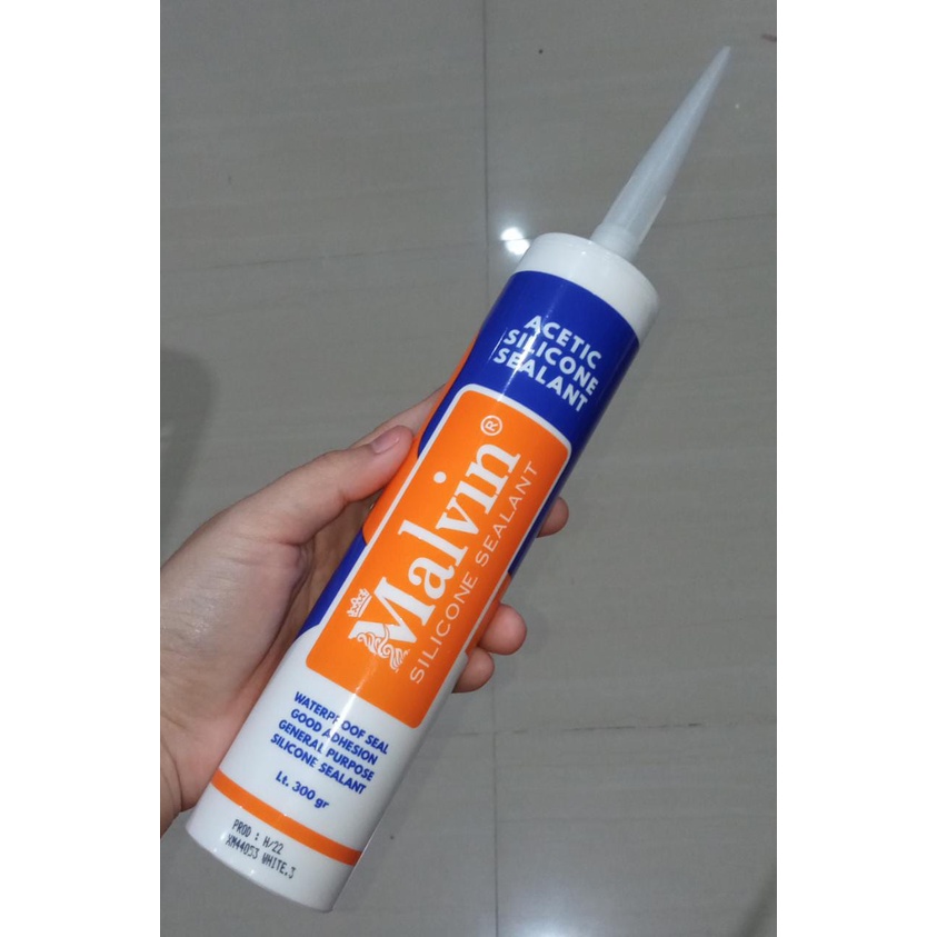 SILICONE BOTOL MALVIN / LEM SILEN SILIKON KACA BOTOL ACETIC / LEM SEALANT KACA BOTOL / SILICONE SEALANT / SILEN