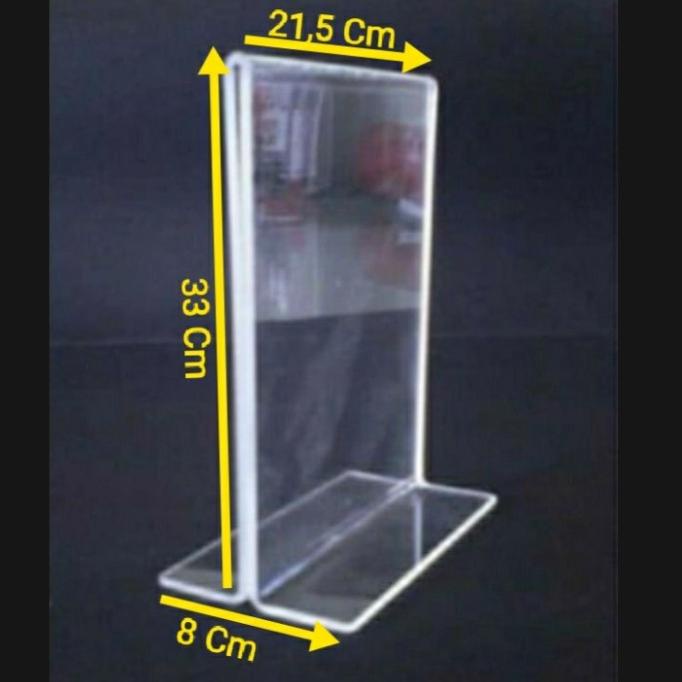

Office & Stationery | Document Organizer | Akrikik Display Tent Holder Uk. F4 (33X21,5Cm) Portrait Tipe T | Best Seller